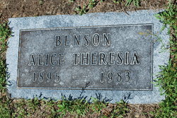  Alice Theresia Benson